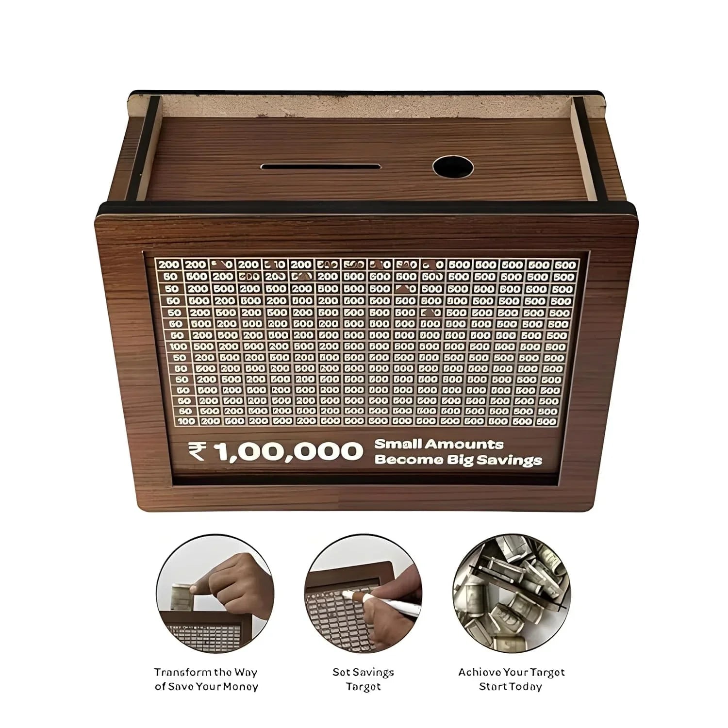 Future Fund Wooden Piggy Bank @ just Rs.599/-