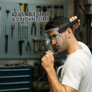 Full Face Protective Transparent Shield Cover – Premium Safety Gear At Just 499/-