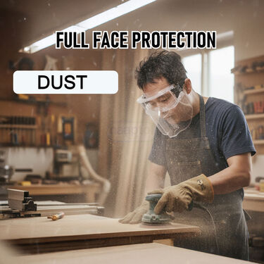 Full Face Protective Transparent Shield Cover – Premium Safety Gear At Just 499/-