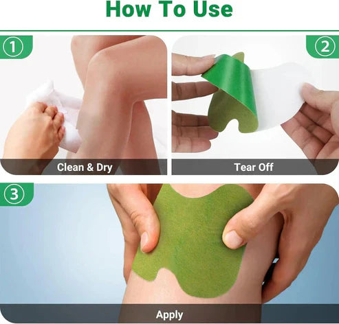 Herbal KneeRelief Pain Patch – Pack of 10 at Rs 499/-
